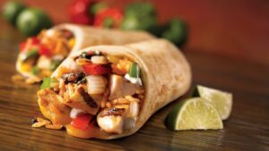 Burrito s fazolovou pastou